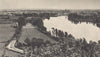 BORDEAUX WINE. Vue Générale de Liborne 1949 old vintage print picture