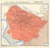BORDEAUX WINE. Les Vins de Bordeaux - St Émilion. St Emilion. Larmat 1949 map
