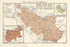 VINS WINE. Entres-Deux-Mers Graves de Vayres Ste-Foy-Bordeaux. Larmat 1949 map