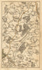 WATFORD. Aldenham,Bricket Wood,Chiswell Green,Bushey,Abbots Langley 1786 map