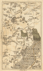 WALTHAM ABBEY. Loughton,Lower Nazeing,Sewardstone,High Beach,Wood Grn 1786 map