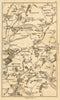 ESSEX. Blackmore, Kelvedon Hatch, Doddinghurst, High Ongar, Fox Hatch 1786 map