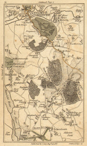 RUISLIP. Rickmansworth,Harefield,Ickenham,Northwood,Denham,Northolt 1786 map