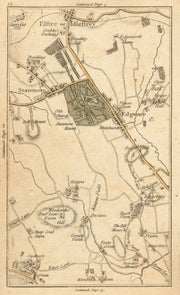 BRENT. Stanmore,Elstree,Edgware,Kenton,Wembley,Colindale,Kingsbury 1786 map