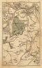 WANDSWORTH. Putney,Roehampton,Fulham,Tooting,Wimbledon,Morden,Merton 1786 map