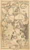 CLAPHAM. Streatham,Dulwich,Tooting,Mitcham,Croydon,Brixton,Stockwell 1786 map