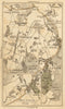 EPSOM. Malden,Ewell,Ashtead,Long Ditton,Chessington,Surbiton,Kingston 1786 map