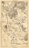 ORPINGTON. Keston Mark,Hayes,Downe,Farnborough,Biggin Hill,Tatsfield 1786 map