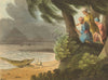 EGYPT. Crocodile catching Nile Pyramids. Lamb as bait (Edward Orme)  1814