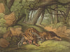 GERMANY. German Wolf Trap (Field Sports- Edward Orme)  1814 old antique print