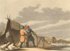 FISHING. Russian Winter Fishery. Nets.  (Field Sports- Edward Orme)  1814
