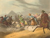 EGYPT. Mamalukes Mamluks exercising spears sticks javelins. Horses (Orme)  1814