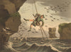 SCOTLAND. Bird- catching from above. Net. Rope (Edward Orme)  1814 old print