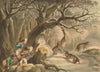 HUNTING. Shooting Wolves in Winter (Field Sports- Edward Orme)  1814 old print