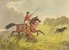INDIA. Hog- hunter horseback attacked by leopard (Field Sports- Orme)  1814