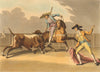 SPAIN BULL FIGHTING 3. Charges of the Bull. Picadores. Horse.  (Orme)  1814