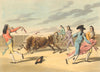 SPAIN BULL FIGHTING 8. Activity Banderilleros. Banderilla.  (Orme)  1814 print
