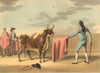 SPAIN BULL FIGHTING 9. Entrance of the Matador. Sword knife flag (Orme)  1814