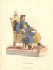 CHINA. Kien Lung (Qiánlóng Qianlong) Emperor 1735- 1796. ALEXANDER  1814 print