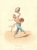 CHINA. A Juggler performing tricks with jars. ALEXANDER  1814 old print