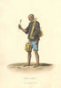 CHINA. Watchman. Beats bamboo tube mallet. Lantern. ALEXANDER  1814 old print