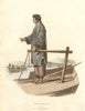 CHINA. A Boat Girl. Lives on boat ALEXANDER  1814 old antique print picture