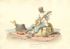 CHINA.itinerant Musician.Kettle drum.Tambourine.Cymbals.Guitar.ALEXANDER 1814
