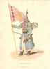 CHINA. An Ensign / Officer of the Corps of Bowmen. Flag Bow ALEXANDER  1814