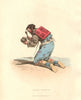 CHINA. Chinese Mendicant. No children care him. ALEXANDER  1814 old print