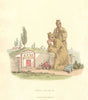 CHINA. Visiting grave of a relation. Mourners at a Tomb. ALEXANDER  1814 print