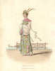 CHINA. A Female Comedian. Ancient Chinese Dress. ALEXANDER  1814 old print
