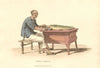 CHINA. A man selling Betel, areca nuts &c. ALEXANDER  1814 old antique print