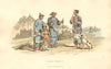 CHINA. Female Peasant Women winding Cotton. ALEXANDER  1814 old antique print