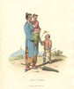 CHINA. Nursery Maid Two Children. Mutiliated ft binding. ALEXANDER  1814 print