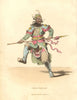 CHINA. A Stage Player Actor in military costume. ALEXANDER  1814 old print