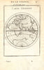 EASTERN HEMISPHERE 'Carte Generale'. Australia coast incomplete. MALLET 1683 map