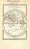 EASTERN HEMISPHERE. Climatic regions according to the ancients. MALLET 1683 map