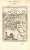 EUROPE showing daylight hours at summer equinox. Sunrise-sunset. MALLET 1683 map