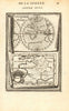 FRANCE/WORLD. odd-shaped Australia close to southern continent. MALLET 1683 map