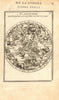 NORTHERN NIGHT SKY. Planisphere Constellations Septentrionalles. MALLET 1683 map