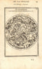 SOUTHERN NIGHT SKY. Planisphere Constellations Meridionalles. MALLET 1683 map