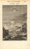 JUPITER. 'Iupiter'. View of the planet in the night sky. MALLET 1683 old print