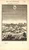 MARS. View of the planet in the night sky. MALLET 1683 old antique print