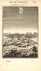 MARS. View of the planet in the night sky. MALLET 1683 old antique print