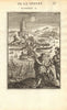 MERCURY. 'Mercure'. Planet. View in the night sky. Tower of Babel. MALLET 1683
