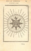 NAVIGATION. Mariner's compass. Cardinal & intercardinal points. MALLET 1683