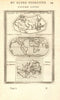 EARLY WORLD MAPS Paul (Marco Polo) Castaldo (Gastaldi) Lopez (Lopes) MALLET 1683