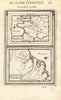 FRANCE & BENELUX. 'Païs-Bas' orientated west. MALLET 1683 old antique map