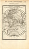 EASTERN HEMISPHERE. Australia incomplete. Asia Africa Europe. MALLET 1683 map