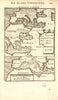 MEDITERRANEAN. 'Mer Mediterranee Selon Les Anciens. MALLET 1683 old map